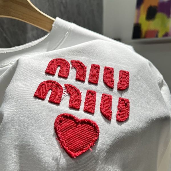 ミュウミュウ コットンジャージー Tシャツ スーパーコピー myw06303
